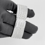 Audemars Piguet Jumbo Square White Gold Silver Diamond Dial - Image 12