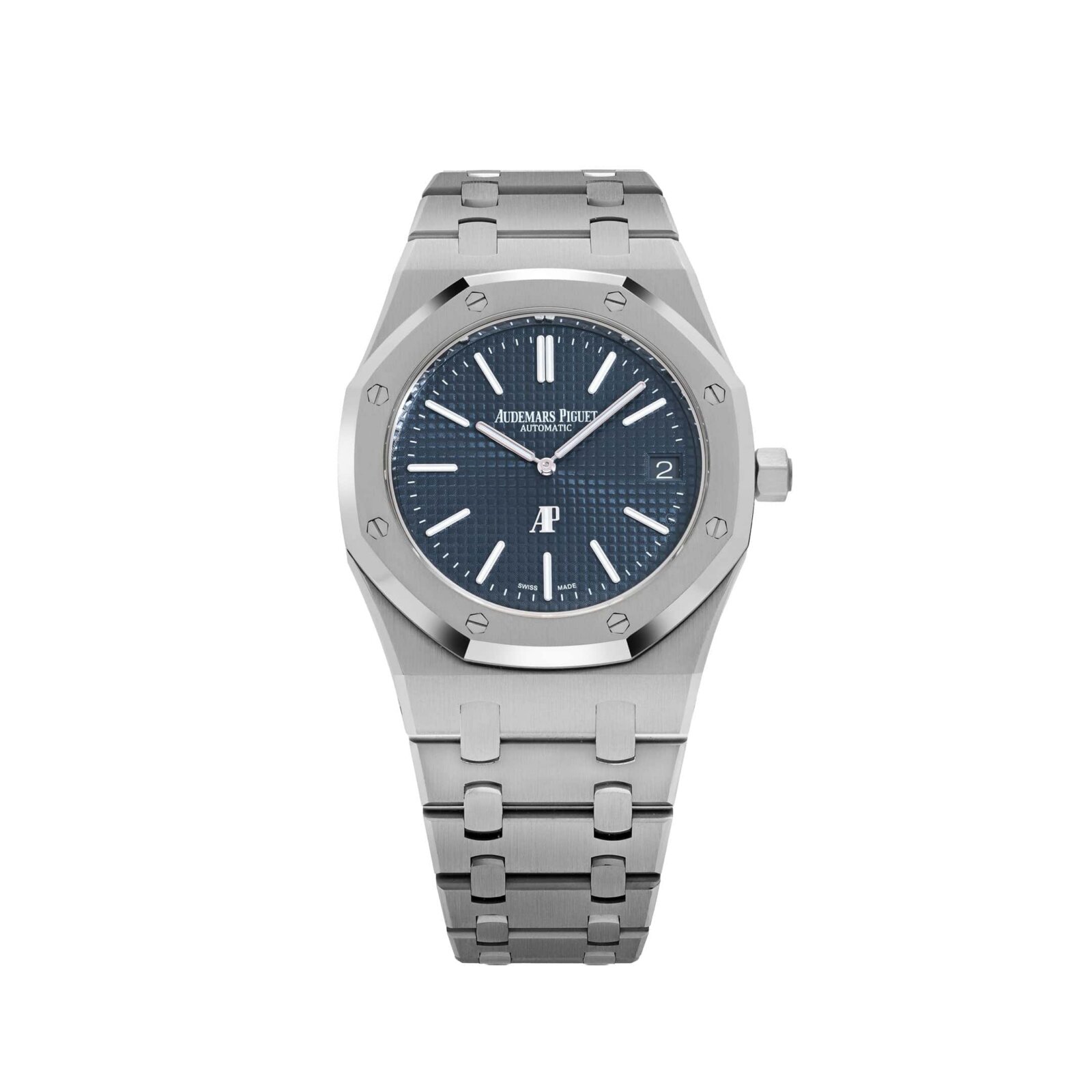 Audemars Piguet Royal Oak 15202ST.OO.1240ST.01 'Jumbo' Extra-Thin Stainless Steel Blue Dial